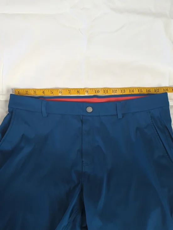 REDVANLY Varick Pull-On Men's Golf Shorts Admiral (Dark Teal Blue)XL 7.5" Inseam - Picture 7 of 7